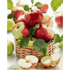Картина по номерам "Соковиті яблука", 40х50 см