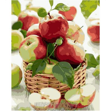 Картина за номерами "Соковиті яблука", 40х50 см