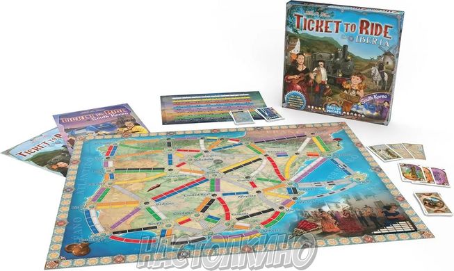 Настольная игра Ticket to Ride Map Collection 8: Iberia & South Korea (Билет на поезд)(англ)