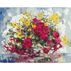 Картина по номерам "Польові квіти", 40х50 см