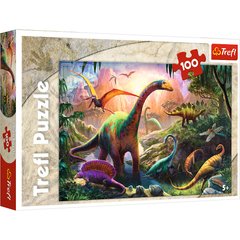 Пазл "Планета динозавров". 100 элементов (Trefl)