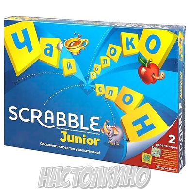 Настольная игра Scrabble Junior (рус) (Скрабл/Скраббл Детский)