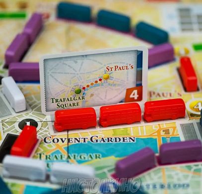 Настільна гра Ticket to Ride: London (Квиток на потяг: Лондон)(англ)