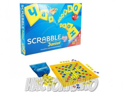 Настольная игра Scrabble Junior (рус) (Скрабл/Скраббл Детский)