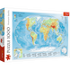 Пазл "Карта мира", 1000 элементов (Trefl)
