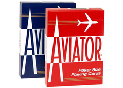 Карты игральные Aviator Standard Index (red, blue)