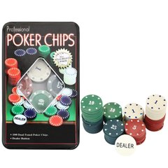 Покерные фишки (Poker Chips) 100 шт.