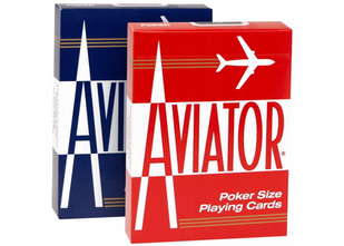 Карти гральні Aviator Standard Index (red, blue)