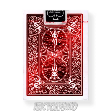 Карти покерні Bicycle Foil Back Crimson (red)