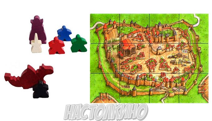 Настольная игра Каркассон: Дворяне и Башни (Carcassonne: Nobles and Towers)