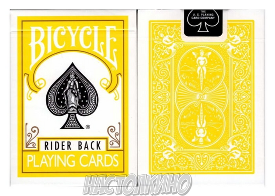 Карты покерные Bicycle Rider Back (yellow)