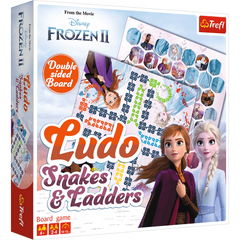 Настільна гра Холодное сердце: Лудо и "Змеи и лестницы" (Disney. Frozen: Ludo + Sneaks&Leaders)(укр, рус)