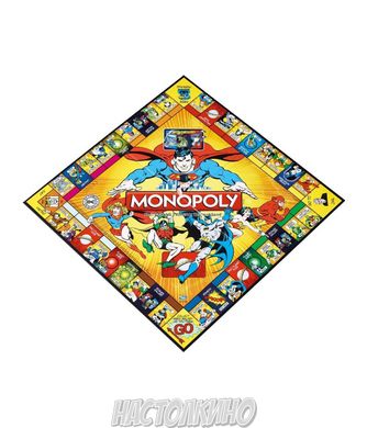 Настільна гра Monopoly: DC Comics Retro (Монополия: Ретро Комиксы DC)