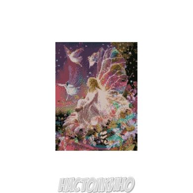 Алмазная мозаика "Квіткова фея", 30х40 см
