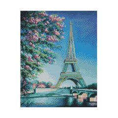 Алмазна мозаїка «Весна в Парижі», 40х50 см