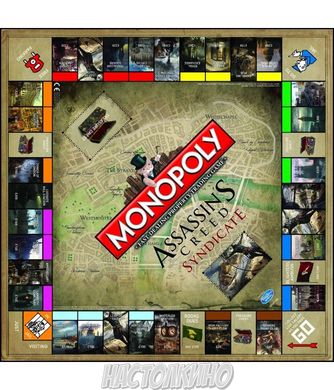 Настільна гра Monopoly: Assassin's Creed Syndicate (Монополия: Assassin's Creed Syndicate)