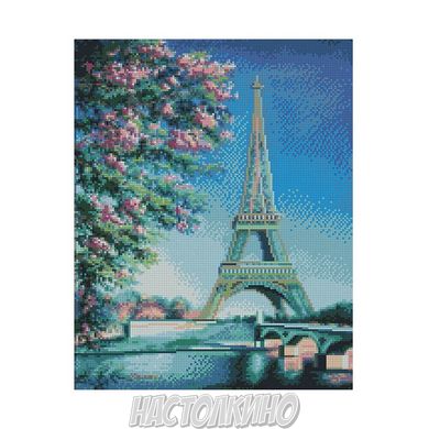 Алмазна мозаїка «Весна в Парижі», 40х50 см