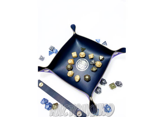 Лоток для кубиков Ктулху (синий) (Dice tray Cthulhu navy)
