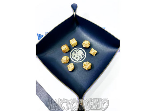 Лоток для кубиков Ктулху (синий) (Dice tray Cthulhu navy)