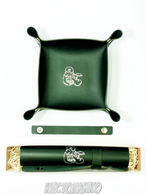 Лоток для кубиков Дракон (зеленый) (Dice tray Dragon green)