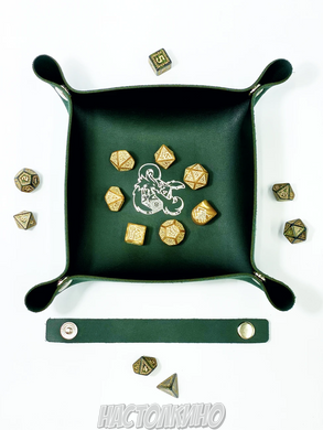 Лоток для кубиков Дракон (зеленый) (Dice tray Dragon green)