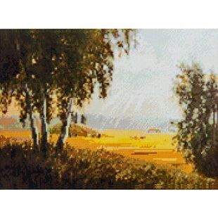 Алмазная мозаика "Ранок на галявині", 40х50 см
