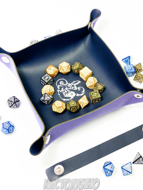 Лоток для кубиков Дракон (синий) (Dice tray Dragon navy)