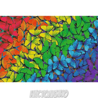 Пазлы фигурные дерево "Цветные бабочки", 500+1 элемент (Trefl)