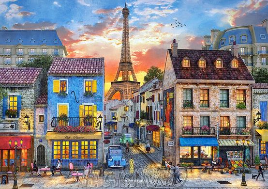 Пазл "Вулиці Парижа", 500 елементів