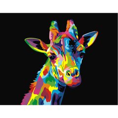 Картина за номерами "Поп-арт жирафа" , 40х50 см