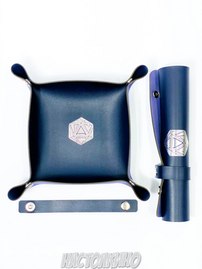 Лоток для кубиків D20 (синій) (Dice tray D20 navy)
