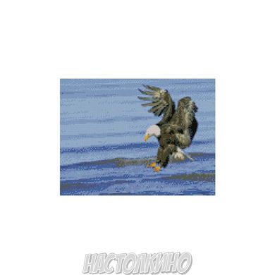 Алмазная мозаика "Орел на полюванні", 30х40 см