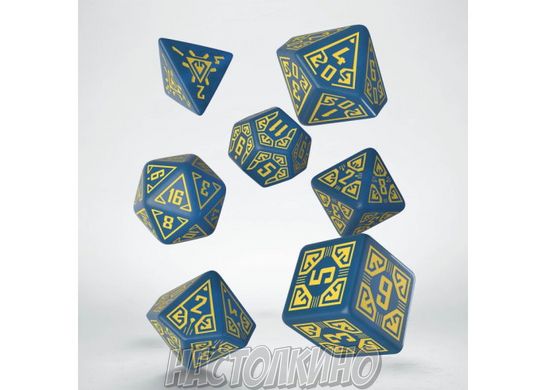 Набір кубів Arcade Blue & yellow Dice Set (7)