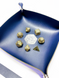 Лоток для кубиків D20 (синій) (Dice tray D20 navy)