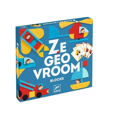 Набір дерев'яних геометричних фігур Ze Geo Vroom