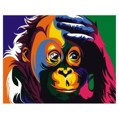 Картина по номерам "Поп арт мавпеня", 40х50 см