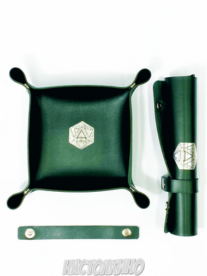Лоток для кубиків D20 (зелений) (Dice tray D20 green)