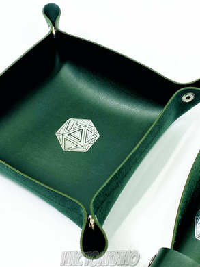 Лоток для кубиків D20 (зелений) (Dice tray D20 green)