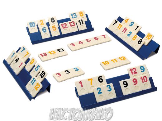 Настольная игра Румми Классик в металлической коробке (Руммикуб, Rummy Classic, Rummikub)