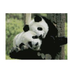 Алмазная мозаика "Милі панди", 30х40 см