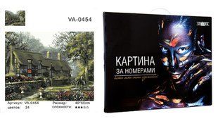 Картина за номерами "Заміський будиночок", 40х50 см коробка Девушка