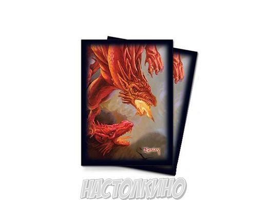 Протекторы 66x91 (MTG) Dragon 50 шт (Card Sleeves Dragon 66х91)