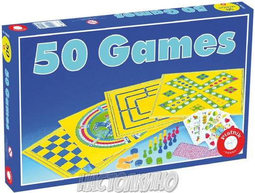 Настольная игра 50 games (50 игр, 50 ігор)