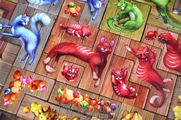 Настольная игра Острів котів: Кошенята і звірята (The Isle of Cats: Kittens + Beasts / Остров кошек: Котята и зверята)