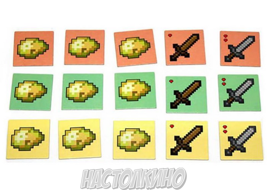 Настольная игра Майнкрафт: Будівельники та Біоми (Minecraft: Builders&Biomes) (англ.)