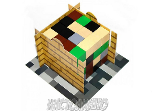 Настольная игра Майнкрафт: Будівельники та Біоми (Minecraft: Builders&Biomes) (англ.)