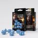 Набор кубов Classic Runic Glacier & white Dice Set