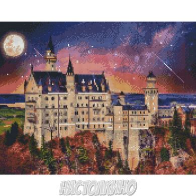 Алмазна мозаїка "Чарівний замок Австрії", 40х50 см