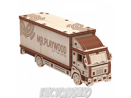 Механічна дерев'яна 3D-модель Вантажівка