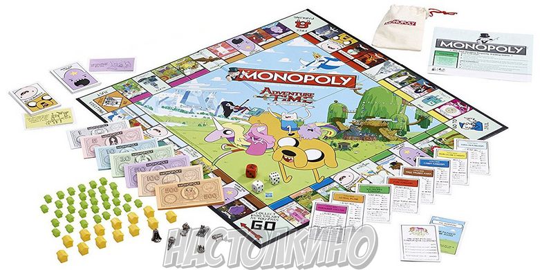 Настольная игра Монополия: Время Приключений (Monopoly: Adventure Time)